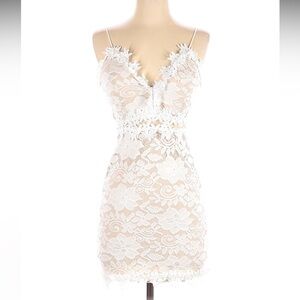Windsor white lace dress Size Small